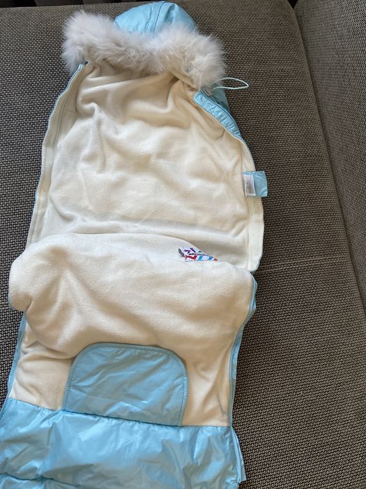 Пуховик-конверт на выписку