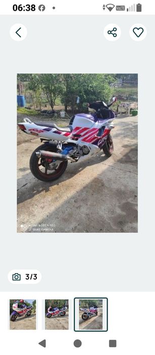 Honda CBR de 600 cm