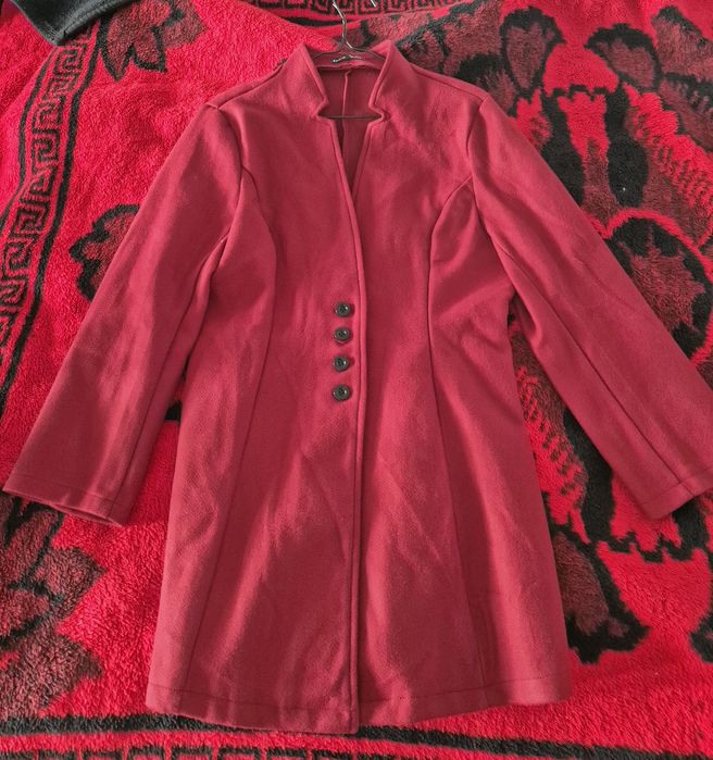 Jacheta casual din lana pentru femei, marime 44 (XL)