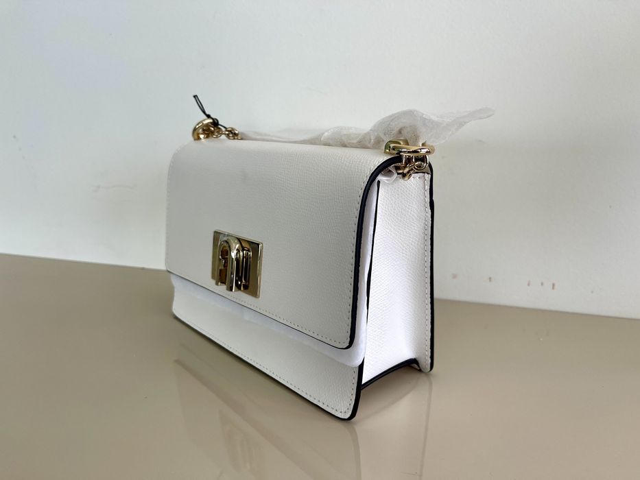 Дамска чанта FURLA 1927 Бяла - НОВА