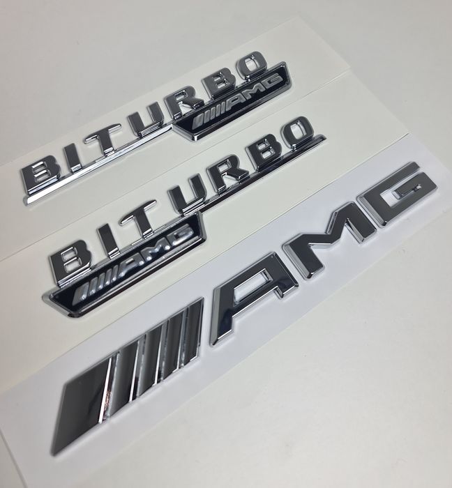 Pachet-Set-Embleme-Biturbo-Turbo-AMG-Aripi-Laterale-Haion-Cromate