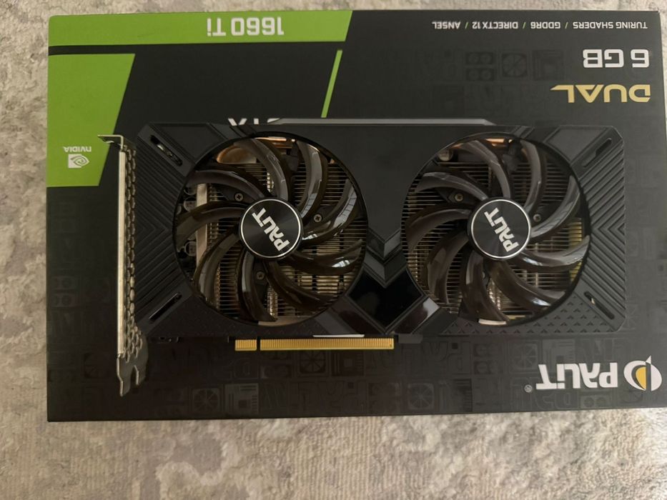 Видеокарта Palit 1660 TI 6 gb