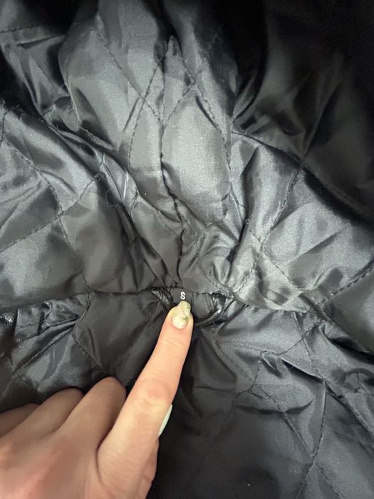 Дамско кожено яке с пух