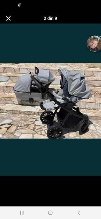 Vând căruț bebe 3in1