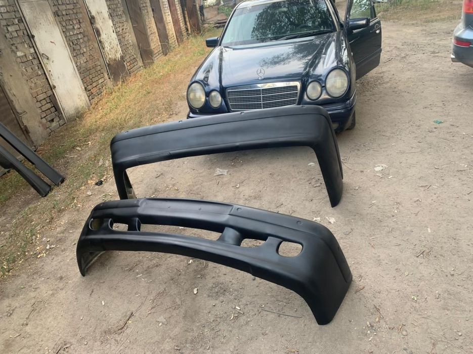 Бампер на мерседес  w210 карласон дорестайлинг