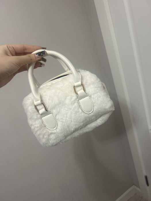 зимняя меховая сумка