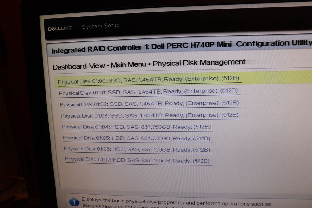Server Dell PE 1U R640 8SFF 40 Cores Gold 6230 768Gb DDR4 6.4Tb SSD Enterprise  3.6Tb Sas H740P 4x1Gb + 2x10G SFP 2x750W Platinum