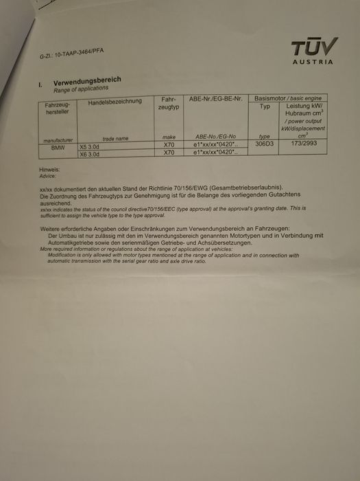 Powerbox AC Schnitzer pentru BMW X5/X6 3.0d (motor M57/T2); crește puterea de la 173 kW (235 CP) la 200 kW (272 CP) și cuplul la 620 Nm.