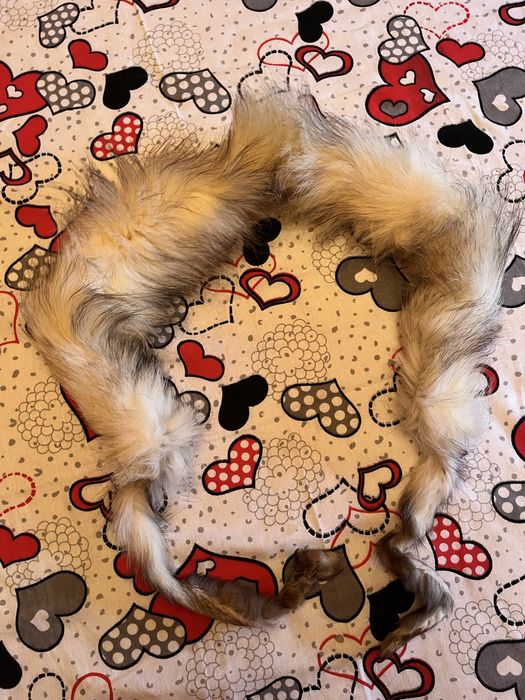 Guler din blana naturala