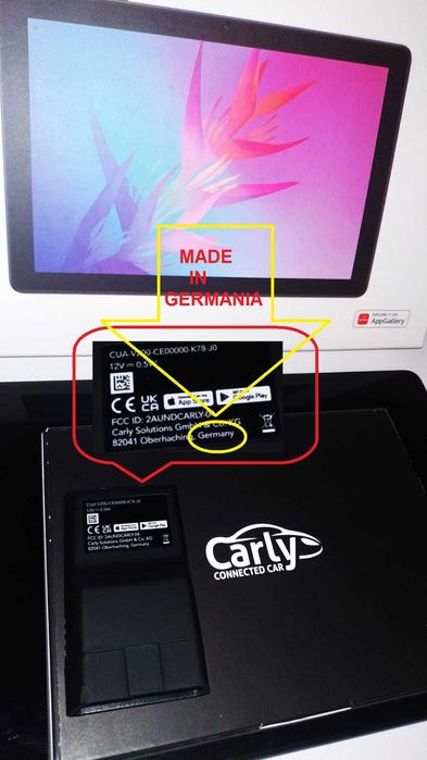 Interfata Carly Originala full activa + Tableta Android Soft auto10.1'