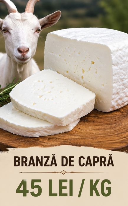 Vând brânză de capră