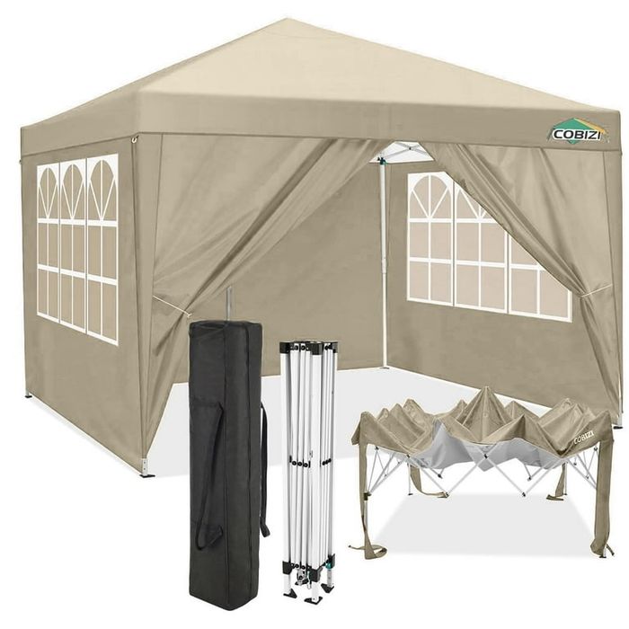 COBIZI Canopy 10x10 Pop Up Canopy Водоустойчива Tent Изскачаща палатка