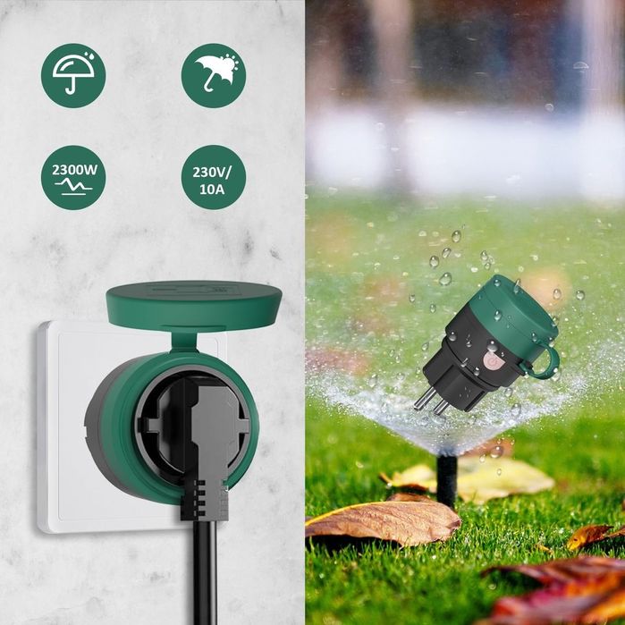 Priza Wireless Exterior cu Telecomanda 10A Waterproof