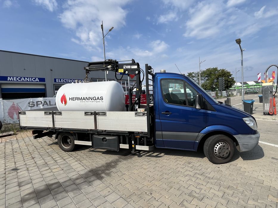 Sprinter detarat 3,5 t Macara Hiab brat hidraulic Mercedes