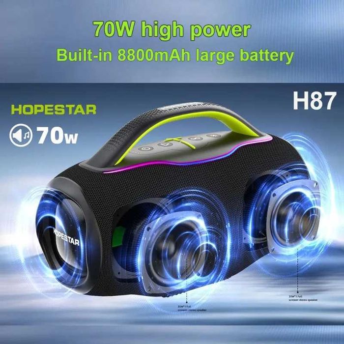 Портативная колонка Hopestar A6 Club, 200Вт