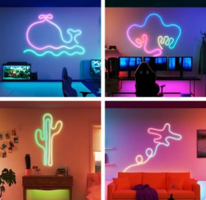 12V 5Metirlik 10 metirlik  rgb pultli bulutisli