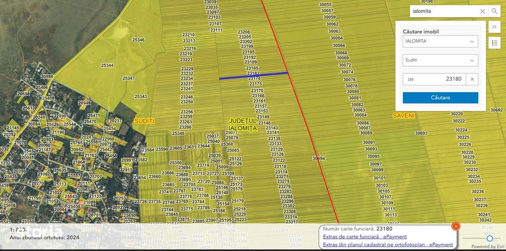 Terenuri extravilane Suditi jud Ialomita
