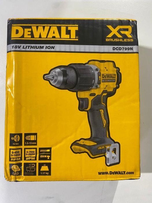 Шуруповерта DEWALT оригинал DCD801, DCD799