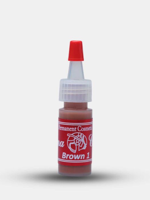 Татуаж, Краска "Perma Color" BROWN 1. Перманентный Макияж, Tatuaj