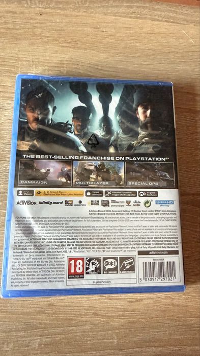 Call of duty MW II Playstation 5 запечатана