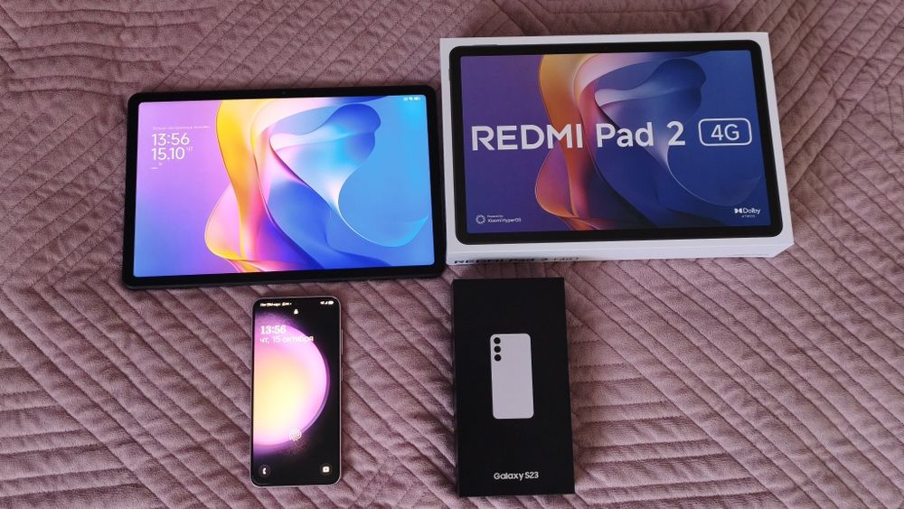 Продам  Samsung galaxy S 23  8/256.  И планшет новый redmi Pad 2 8/128