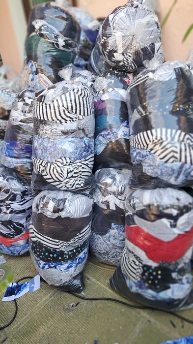 Памучни парцали нови 10 кг чувал нарязани