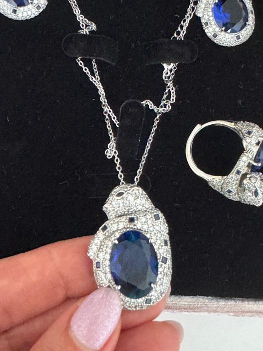 *НОВ* Комплект дамско колие, пръстен и обици, collier, jewellery set