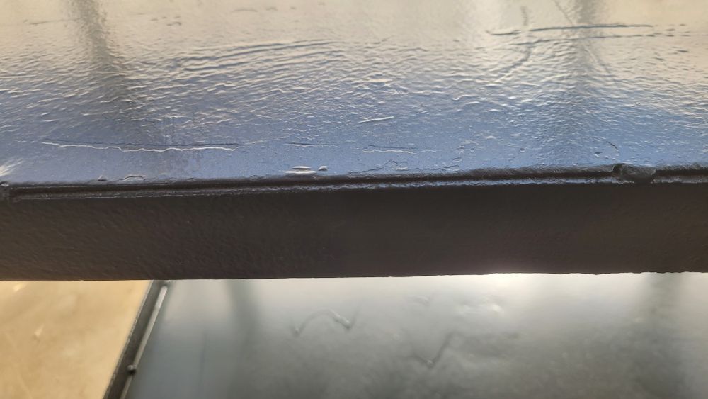 banc lucru masa metalica sudura solida batut fier tabla otel groasa 4