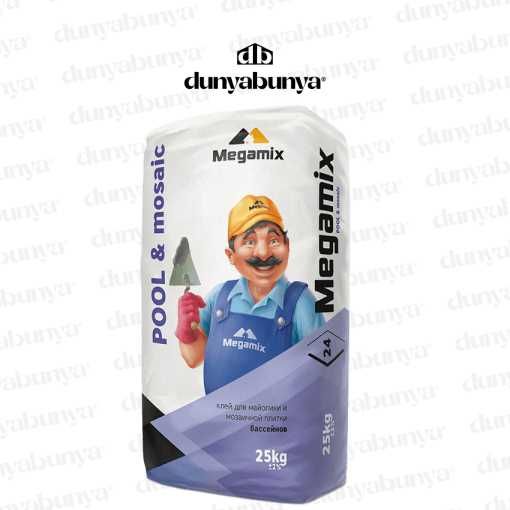 Kley gazablok Gazobeton, mayolika Mosaic, teplo izol, MEGAMIX 25kg