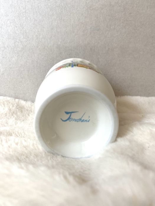 Стакан чаша с томатами фарфор