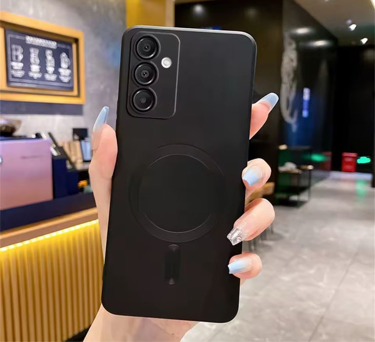 Samsung S24 S25 PLUS ULTRA - Husa Magsafe TPU Subtire 0.2MM Neagra