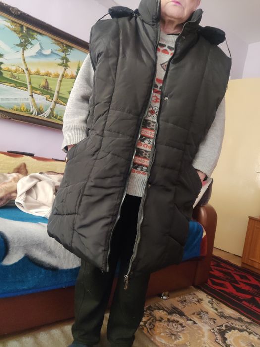 Vestă lunga cu blăniță