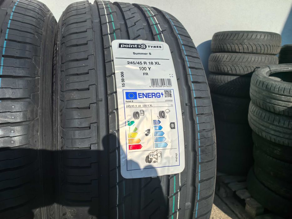 245/45/18 Поинт Ес ДОТ 2024 г - ЧИСТО НОВИ - Товарен индекс 100