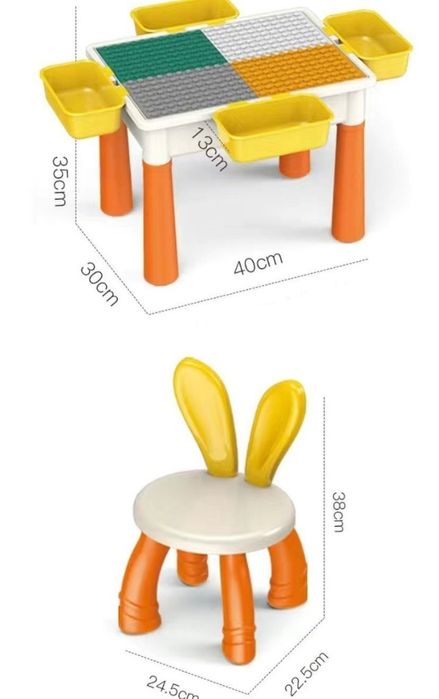 Лего столик стул