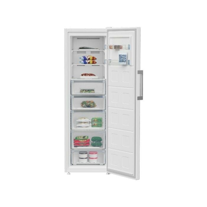 Нов вертикален фризер Beko B3RFNE314W, 286 л, No Frost