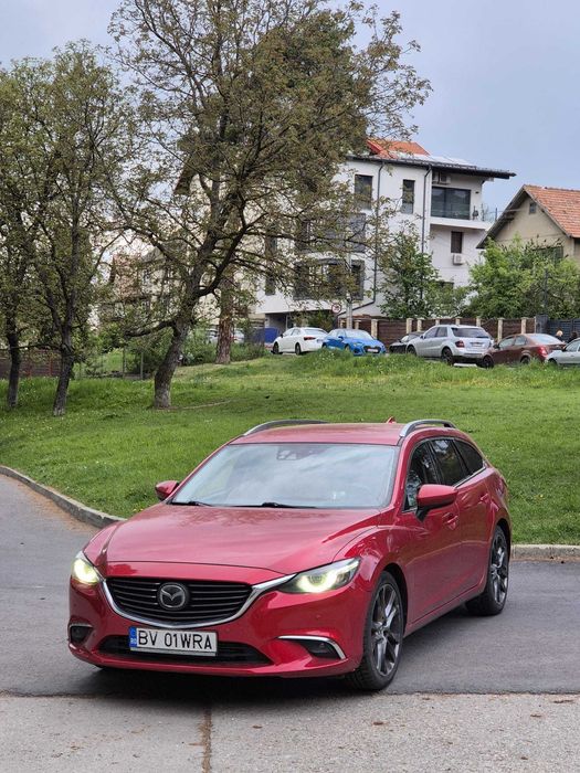 Mazda 6 - 2016 | 2191 cm³ Diesel, 129 CP | Automată | Roșu