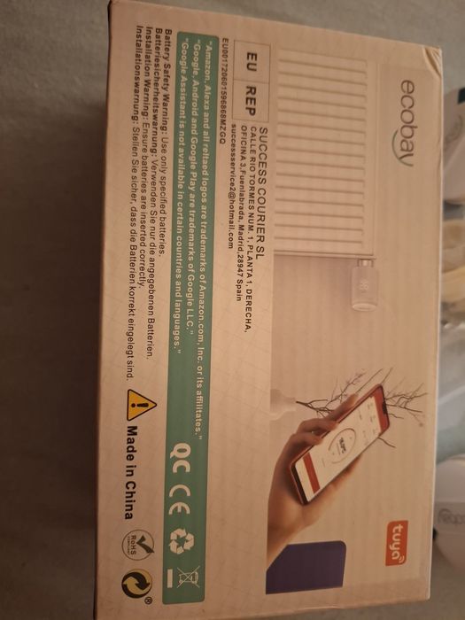 Комплект от 2 интелигентни термостата за радиатор, Zigbee разширение з