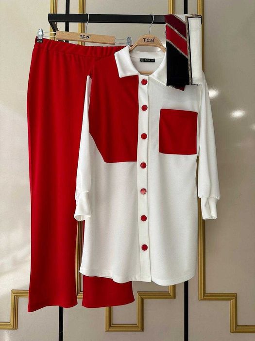 Елегантен дамски сет Туника/риза и паналон