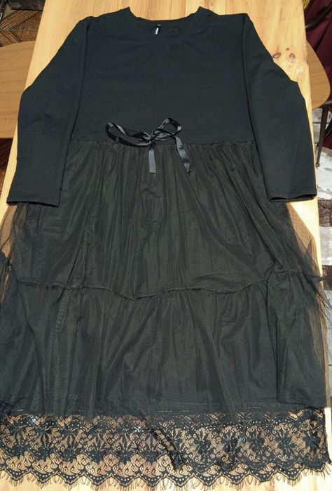 Rochie neagră midi XXL