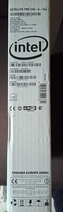 TOSHIBA PRO лаптоп, Inter core I5
