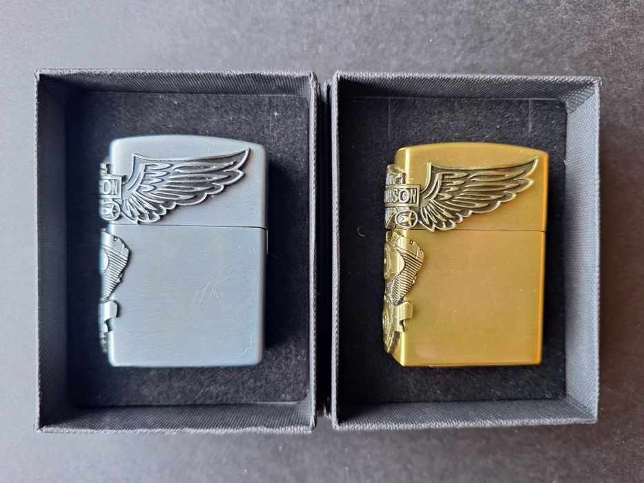 Газови метални запалки Harley Davidson (релефни)