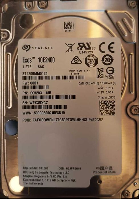 SSD и HDD диски 2TB; 1.2TB; 900GB; 320GB; 160GB; 128GB; 32GB