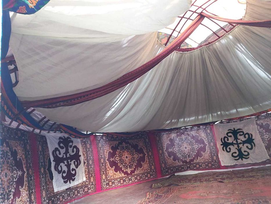 аутентичная 8-ми канатная  юрта