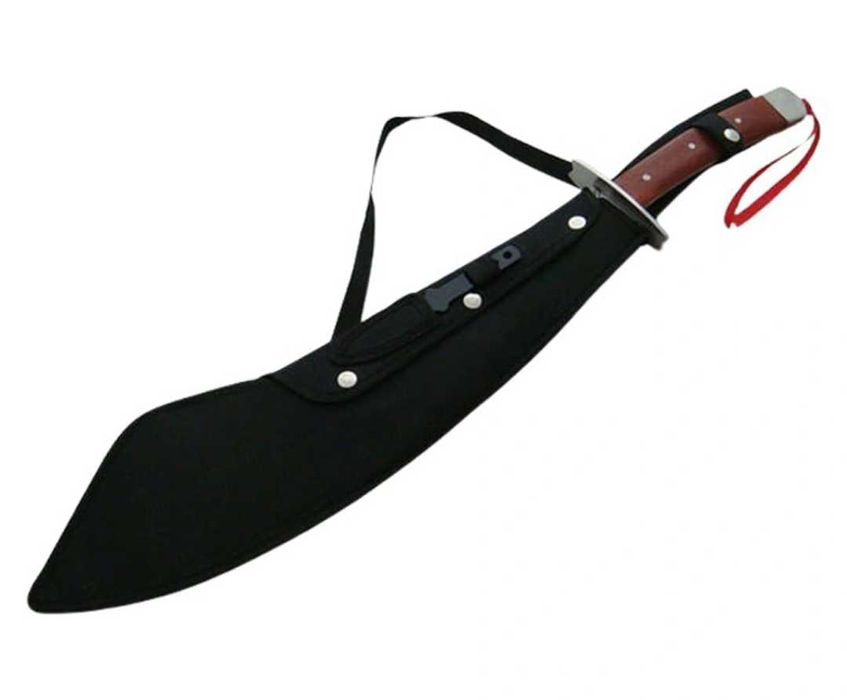 Maceta de vanatoare otel inoxidabil 65 cm cutit teaca inclusa