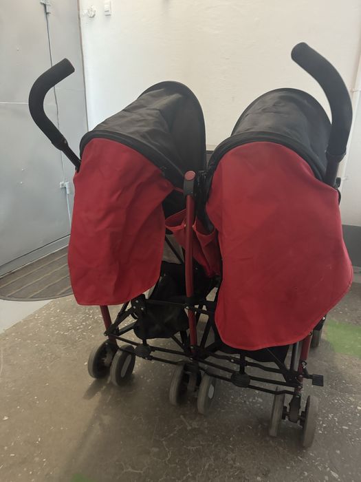 Коляская-трость для двойни