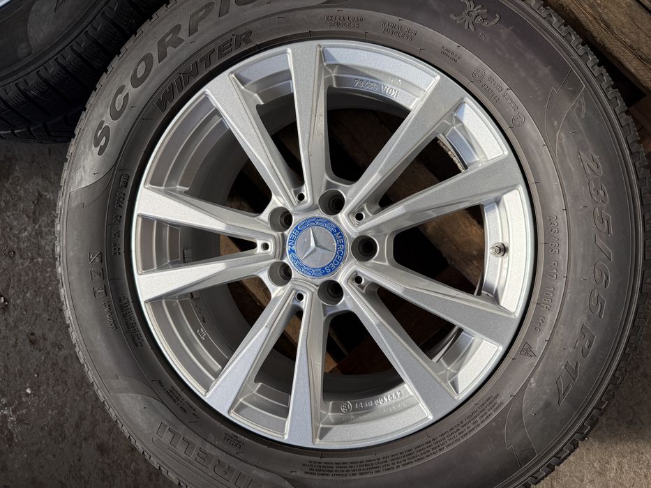 Jante aluminiu pt. Mercedes GLC ML Audi Q5 cu anvelope iarna 235/65 17