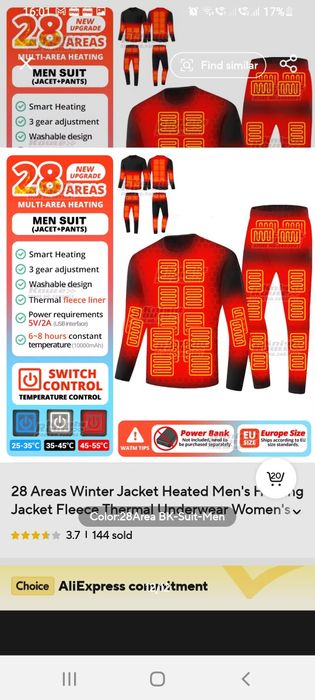 Imbracaminte incalzita(termica)