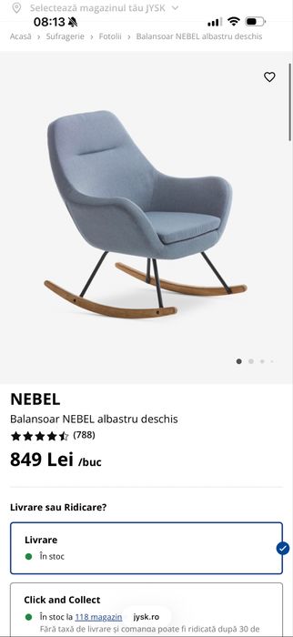 Balansoar Jysk albastru