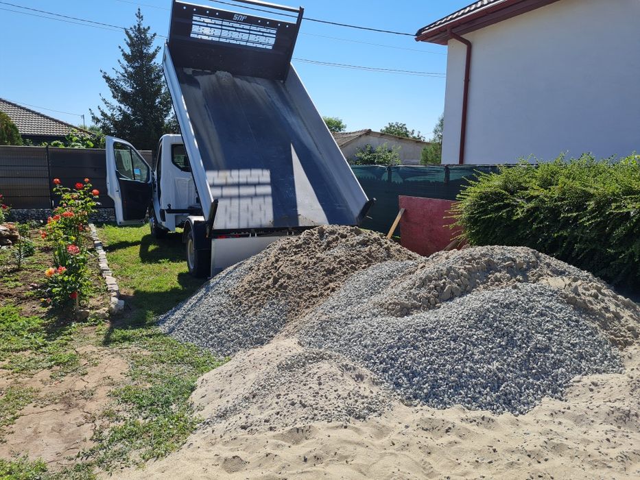 Nisip,balastru piatra toate dimensiunile