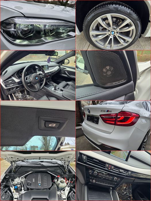 Bmw X6 M 3.0Xdrive 2018/Alb-Alpin/Pachet M-Trapa/Nerulat-RO- BIJUTERIE